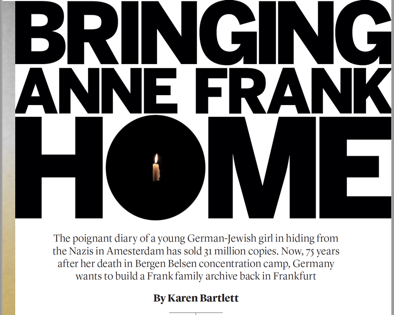 Bringing Anne Frank Home